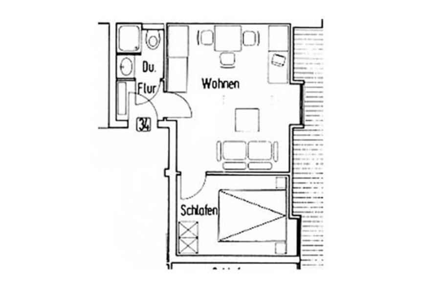 Haus Bielefeld Ferienwohnung 34 Нордернай Екстер'єр фото